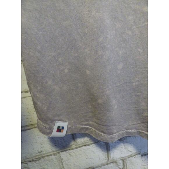 Peloton Washed Gray Together We Go Far Racer Sleeveless Tank Top Small NEW - Picture 3 of 5